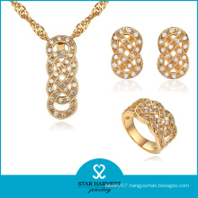 Wholesale 18k Gold Plating Silver Jewellery Set for Women (J-0068)